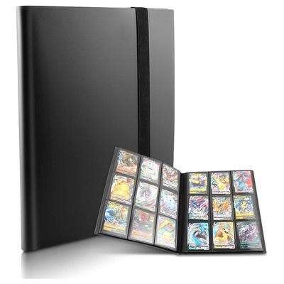 1 Pc Black Game Card Collective Book Basketball Football Baseball Cards Collection Storage Album Protector Collector