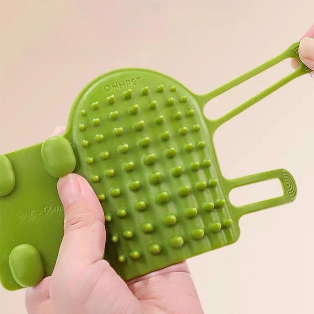 Cat Itching Tool, Pet Table Leg Itching Comb, Silicone Comb Teeth Soothing and Brushing Tool, Pet Cat Teasing Toy