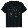 Astronomy Stars Sun Moon Planets Astronaut Summer Men Women Clothing Fashion T Shirts Cotton Short Sleeve Oversized Tshirt Tops