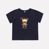 Maueo Mauer Ber-Bear Graphic Crop Tee (Navy)