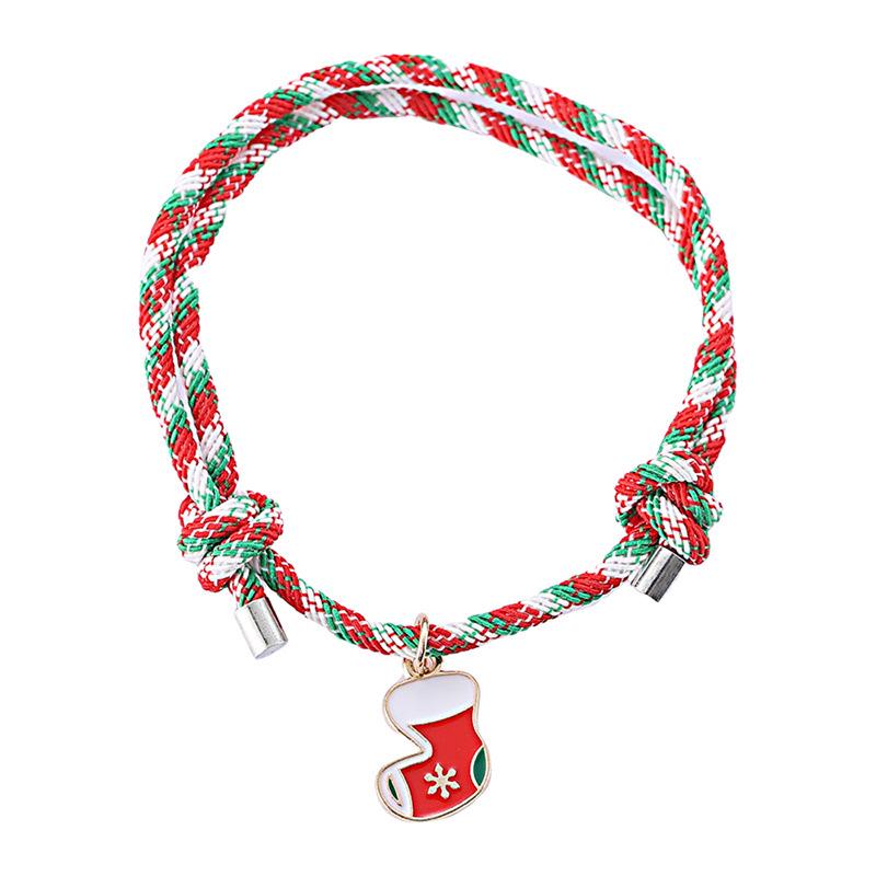Festliches Weihnachts-Cartoon-Charm-Armband - Niedlicher, farbenfroher und kreativer Weihnachtsschmuck