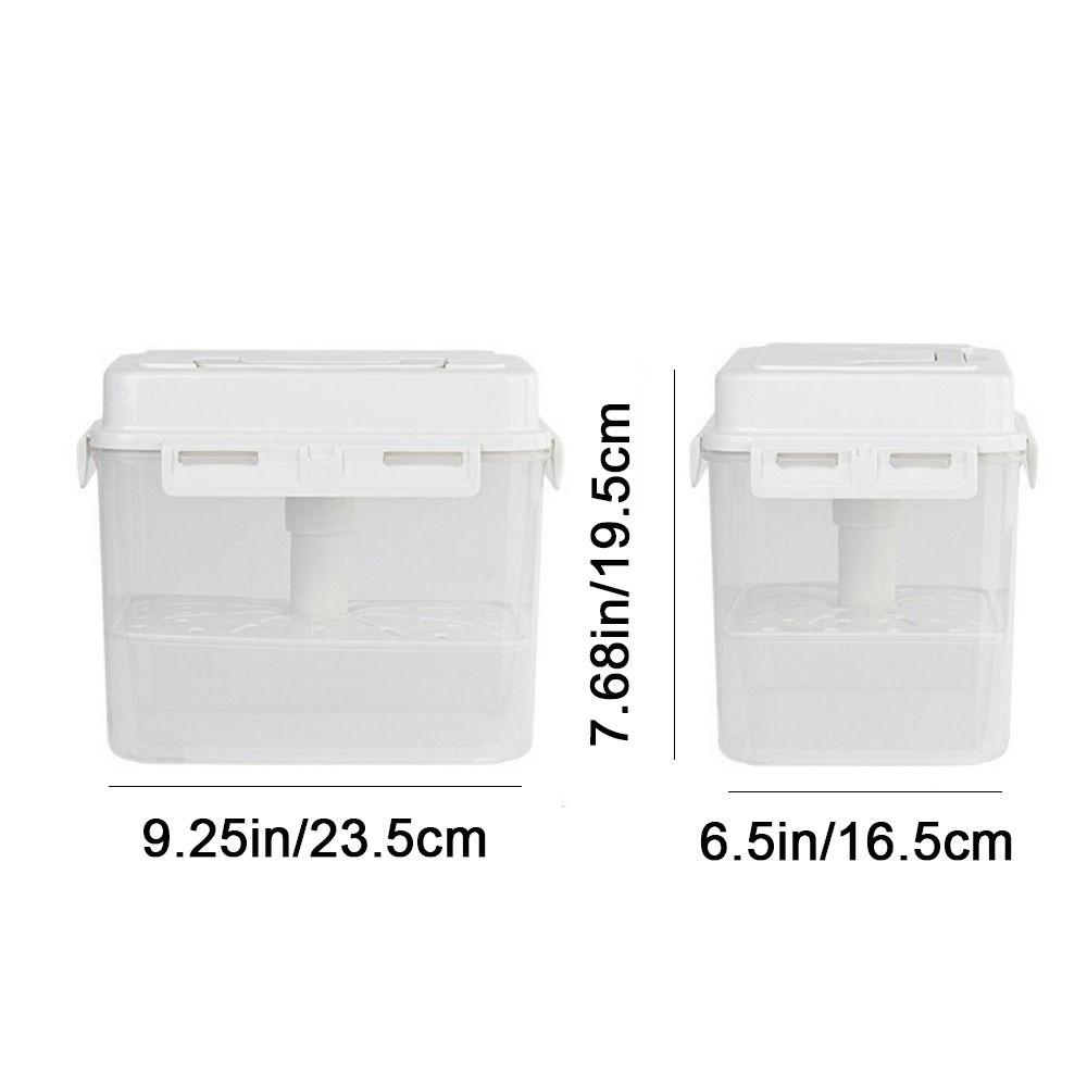 5L Kimchi Press Container Transparent Fresh Keeping Box Portable Ferment Storage Container Travel