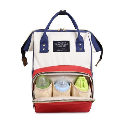 Großraumige neue leichte lässige Mommy Bag, modischer doppelter Schulter Mutter- und Baby-Rucksack, Reise-Gürtel Baby-Mutter-Tasche