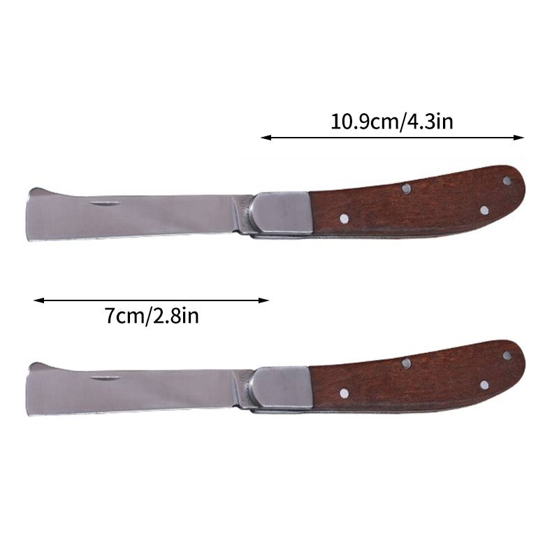 Folding Grafting Knife Fruit Tree Flower Tree Sapling Sprouting Knife Gardening Tools Multifunctional Folding Bud Grafting Knife Set