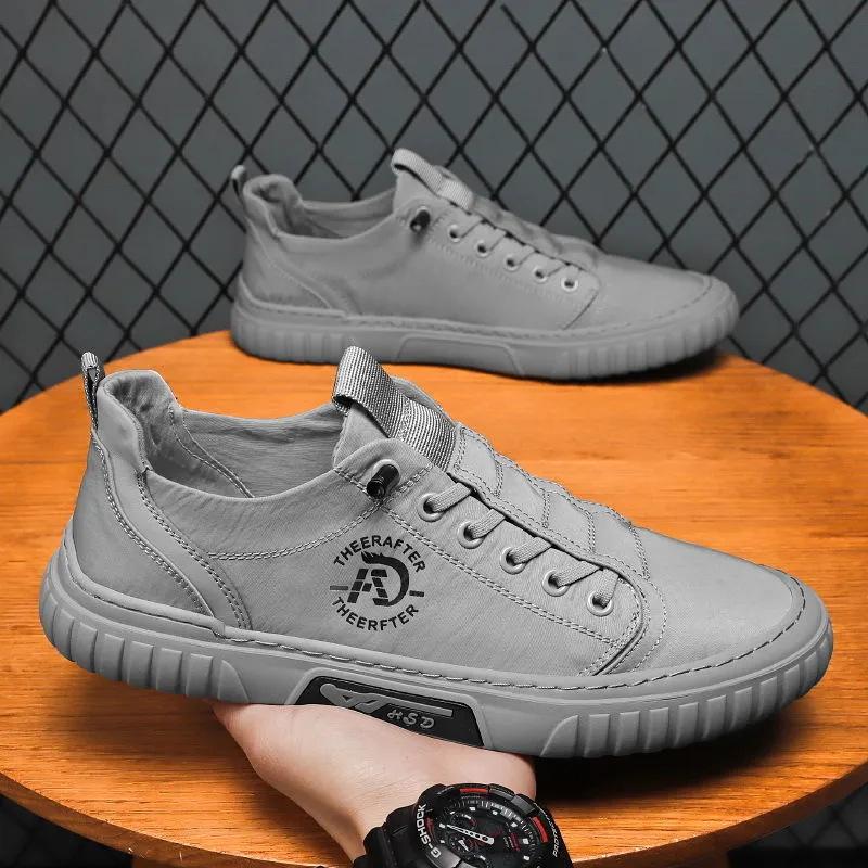 Men's shoes ice silk cloth outdoor breathable casual shoes light fashion flat comfortable board shoes versatile