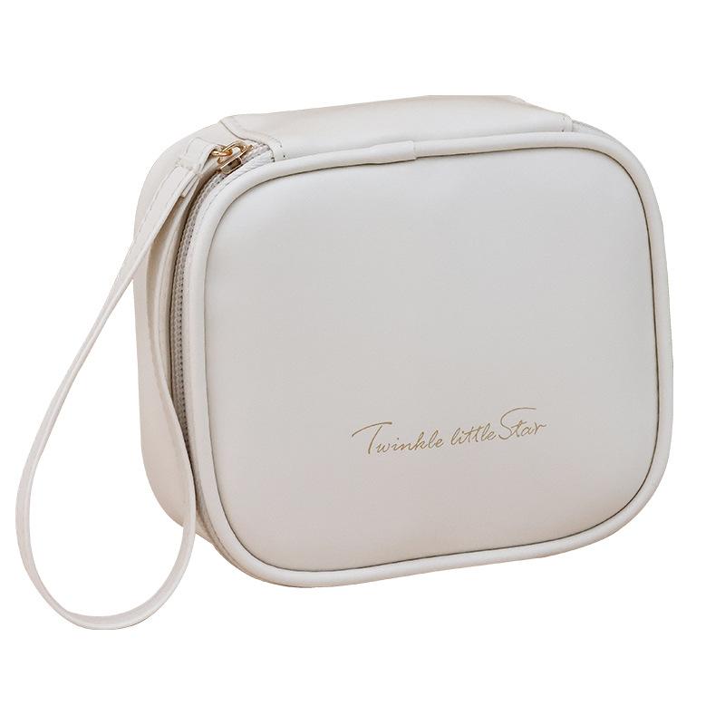 

Portable PU Cosmetic Bag Travel Jewelry Storage Box Earrings Necklace Bracelet Organizer Multiuse Waterproof Sundries Case