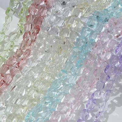Irisierende Facettierte Glasperlen für DIY Armbänder – Barockstil