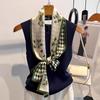 111 mulberry silk scarf women's spring and autumn temperament high-end versatile silk streamer fashion versatile long silk scarf accessories