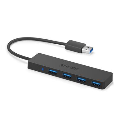Anker Ultra Slim 4 Port Hub High Speed Hub Leicht und Kompakt USB3.0 USB3.0