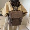 Large capacity bag new retro versatile backpack women's handbag feeling going out backpack