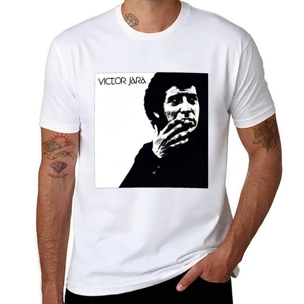 Porträt von Victor Jara T-Shirt Neuheit Druck Lässiges T-Shirt