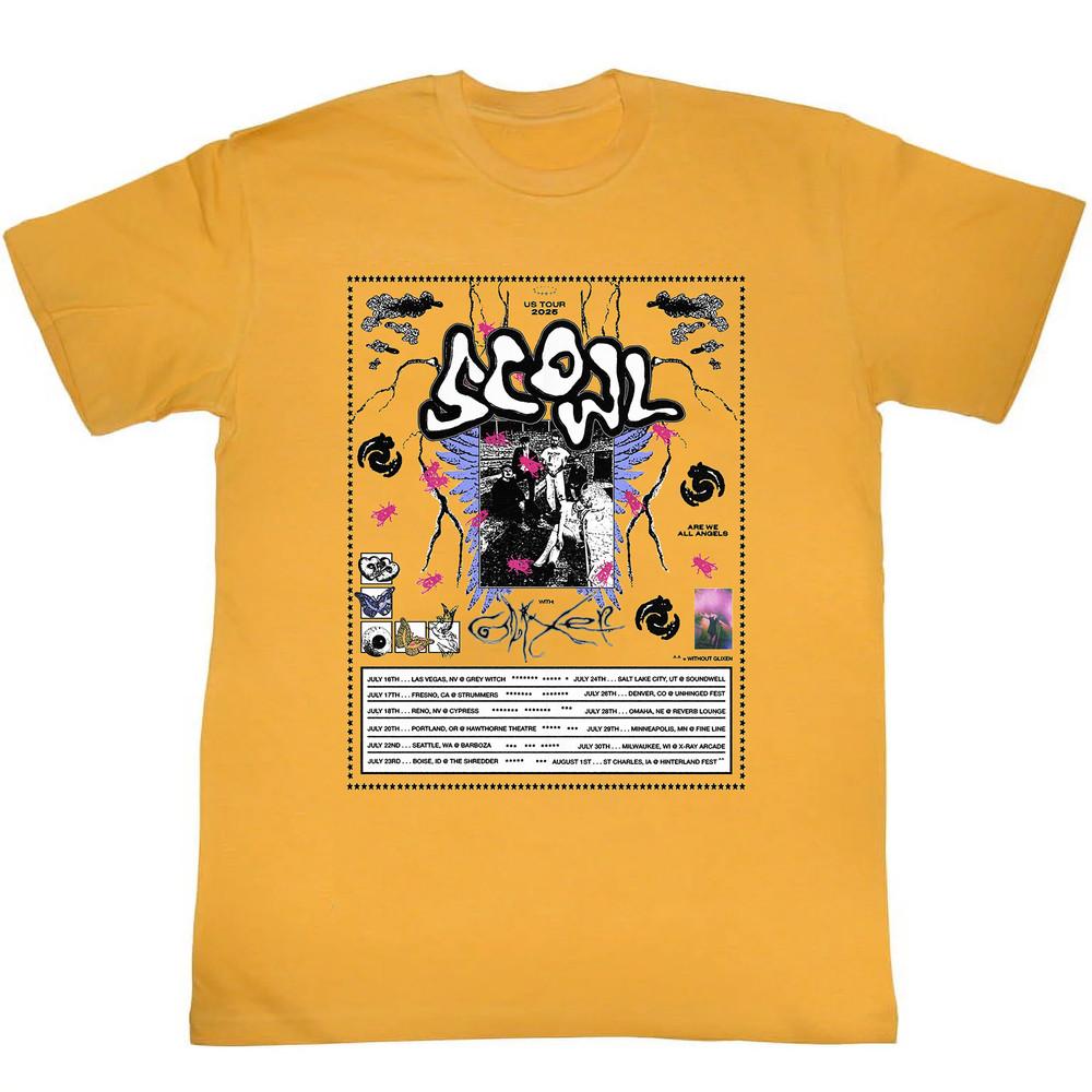 Scowl Band Summer Tour With Modern Color T Shirt Full Size S-5XL Unisex T-Shirt L