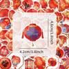 63 New Style Chinese New Year Lantern Stickers: Festive, Waterproof Decoration for Walls & Windows