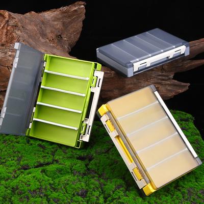 Double-sided Fishing Lure Storage Box Detachable Compact Design Portable Shrimp Bait Box Fishing Gear Organizer