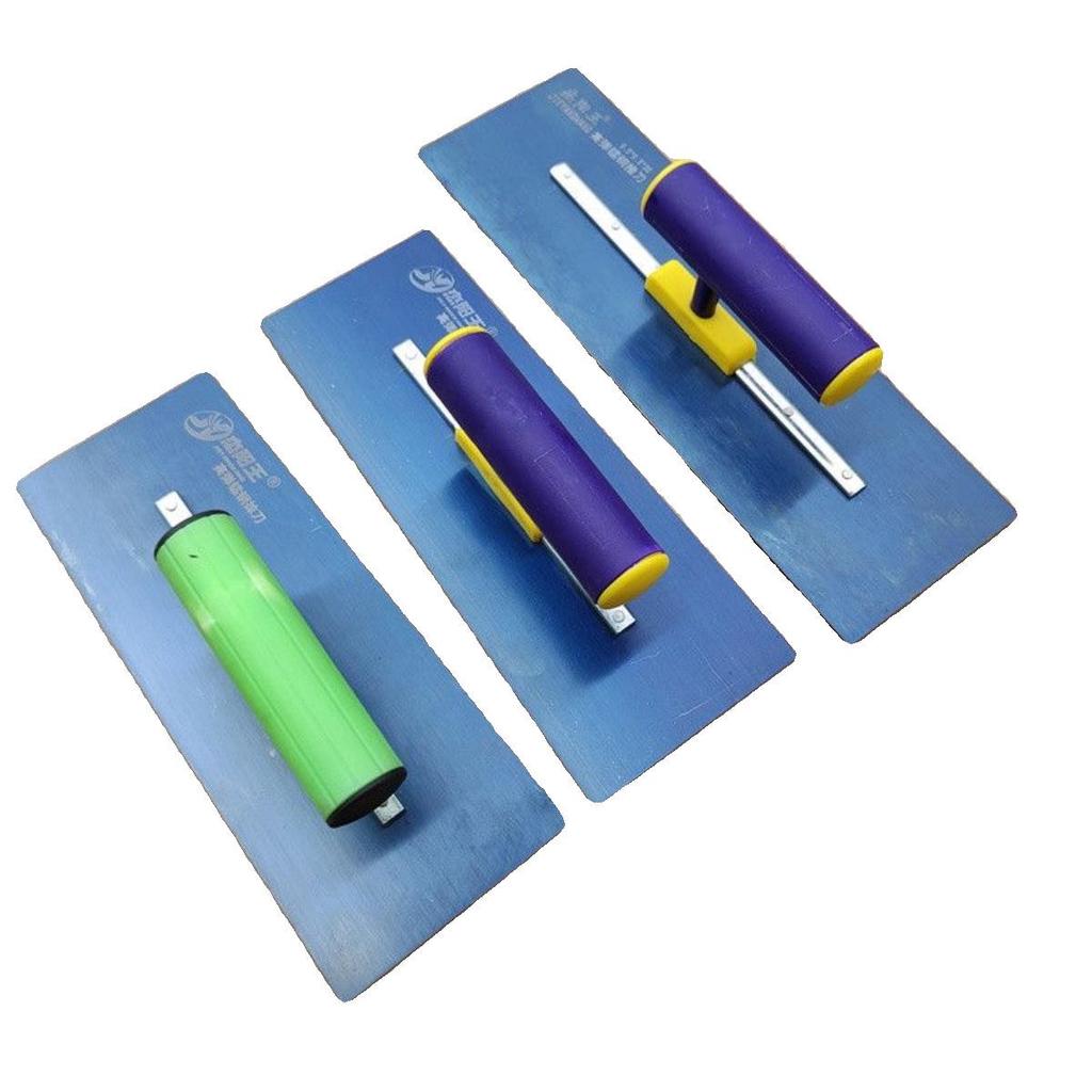 Blue Steel Plastic Handle Putty Scraper and Plastering Knife