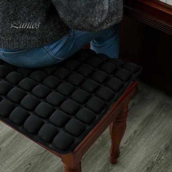 Hip Support Cushion Inflatable Air for Office Chair Portable TPU Seat Pad with Built-in Pump Foldable Travel Camping