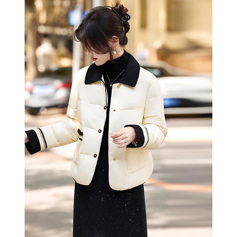 Women's Elegant Colorblock Padded Jacket