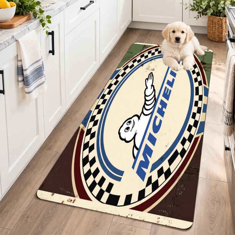 Flannel Kitchen Mat Michelin Soft Area Rug Non Slip Floor Carpet Home Decoration
