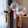 50pc 18 Inch Inflatable Bobo Balloon Transparent Globes Birthday Party Supplies Wedding Baby Shower Decoration Ballons Navidad