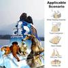 1 pezzo, Coperta Decorativa Casa Era Glaciale Perfetta per Divano, Letto, Viaggio, Campeggio, Auto