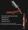 Premium Stainless Steel Straight Edge Barber Razor: Sharp, Folding, Professional Manual Shaver for Precision Beard Shaving