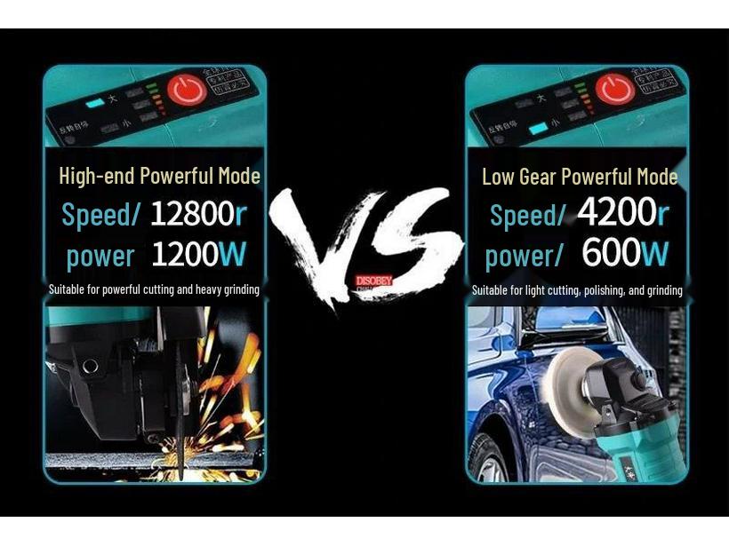 Universal Brushless Rechargeable Angle Grinder and Sander with Lithium Battery