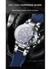 LIGE Men's Multifunctional Waterproof Quartz Chronograph Watch