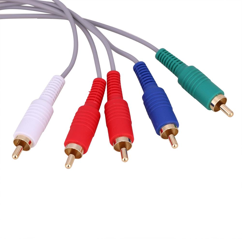 High Definition AV Audio Video Adapter HDTV Component Cable Wire For Wii U Gaming System
