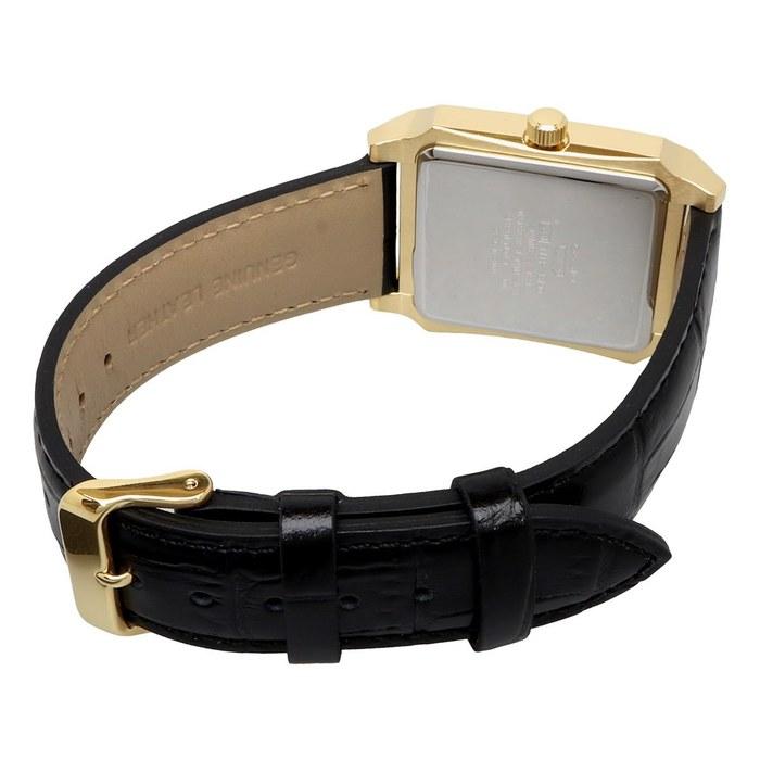 Casio Standard Analog Men's Watch MTP-B190GL-7BV (White x Gold, Black Leather Band)