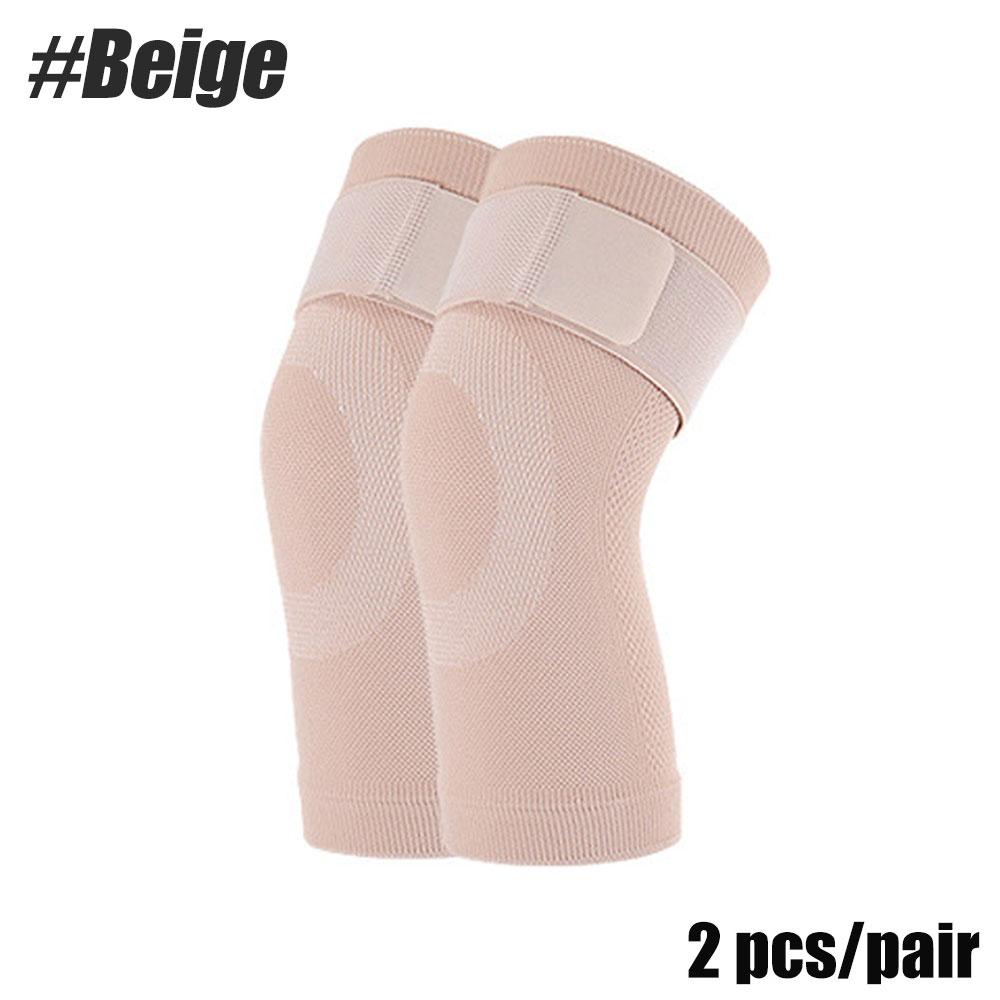 1Pair Compression Knee Sleeves Elastic Knee Brace For Arthritis Pain Relief, Leg Pain Management, Knee Support For Sport Running