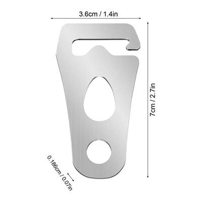 Cord Tightener Tent Wind Rope Buckle Tie Down Rope Carabiner Clip Fastener CampTent Guyline Rope Buckle Fastener Rope Tensioner