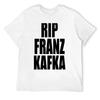 Rip franz kafka T-shirt t-shirt personalizzata cotone magliette grafiche maglietta grafica oversize abbigliamento uomo designer Cotone Più Venduti Girocollo