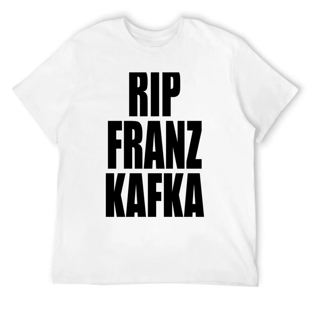 Rip franz kafka T-shirt t-shirt personalizzata cotone magliette grafiche maglietta grafica oversize abbigliamento uomo designer Cotone Più Venduti Girocollo