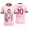2026 Messi No.10 Football Jersey Fan Commemorative Gift Summer Sports T-Shirt Kid's Clothing Tee Cycling Jersey