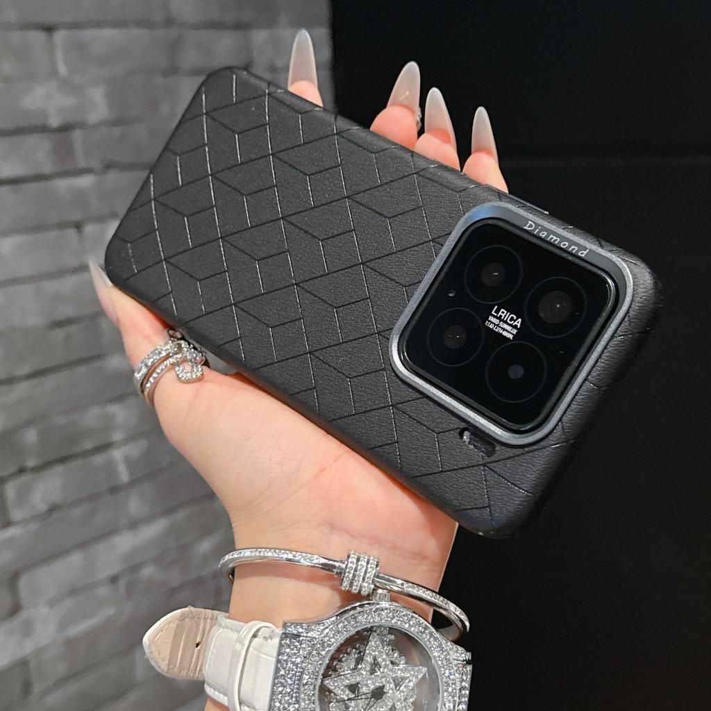 Rubik's Cube Embossed Full Coverage Magnetic Phone Case for 15 Pro - Drop-Proof Protection
