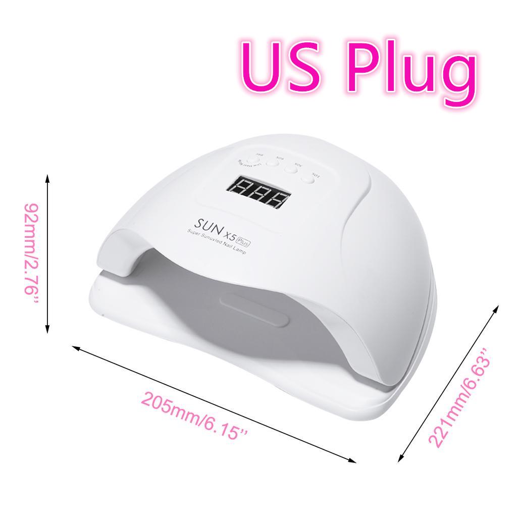 110W SUN X5 Plus Nail Dryer LCD LED Dryer Nail Lamp UV Curing Gel Polish Auto Sensing Lamp For Nails