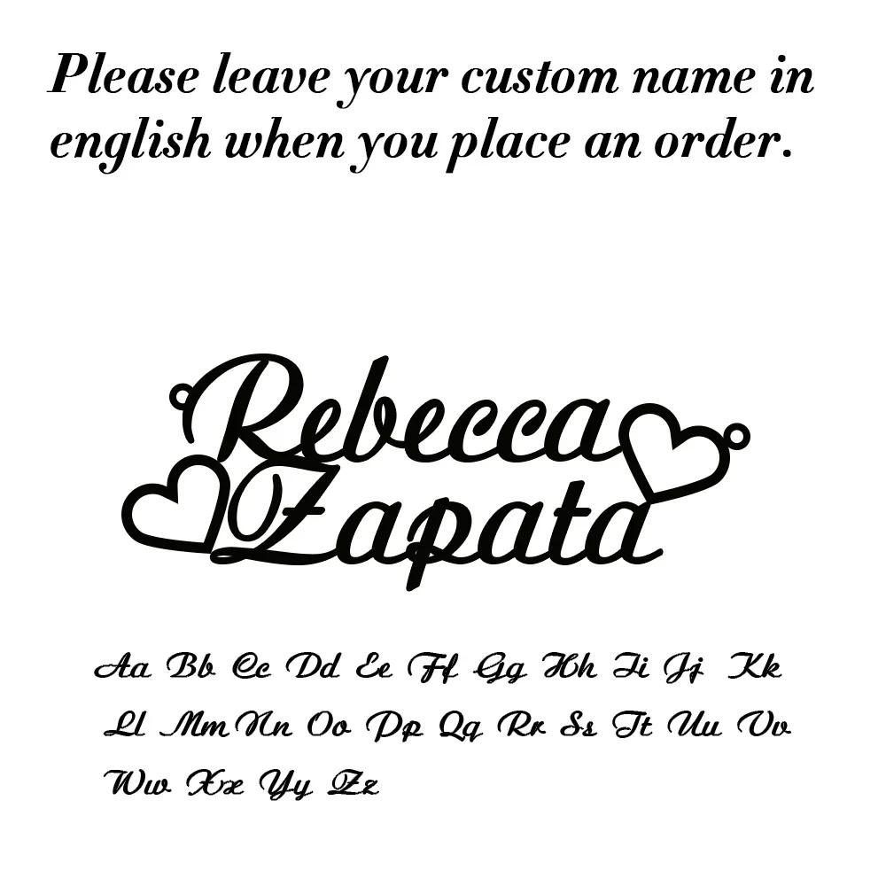 Stainless Steel Custom Name Letters Logo Brooch Personalized Nameplate Pins Badge Trendy Jewelry Gift for Women Men Kids
