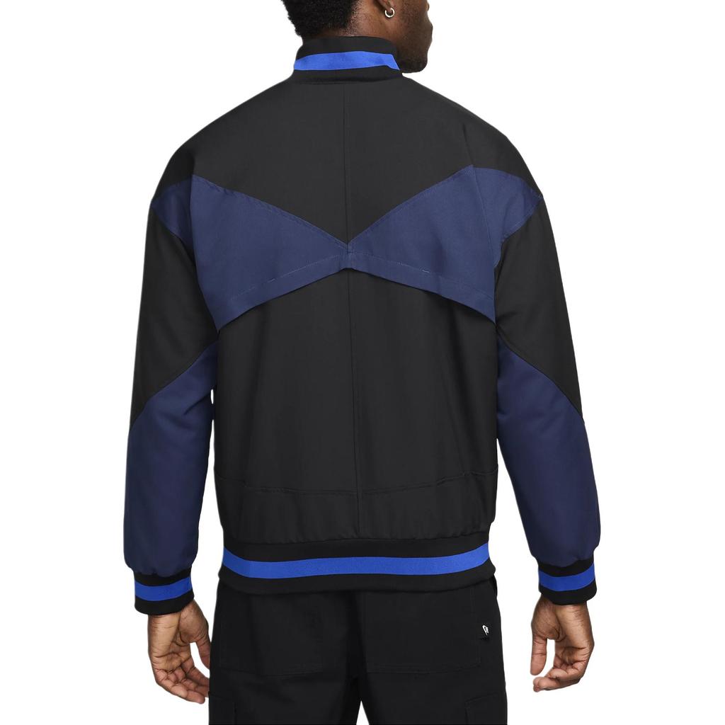Nike Dri-Fit Inter Milan Football Anthem Retro Sports Stand Collar Loose Sweat-Absorbing Versatile Long Sleeve Jacket Men Jackets Navy-Blue FN9797-410
