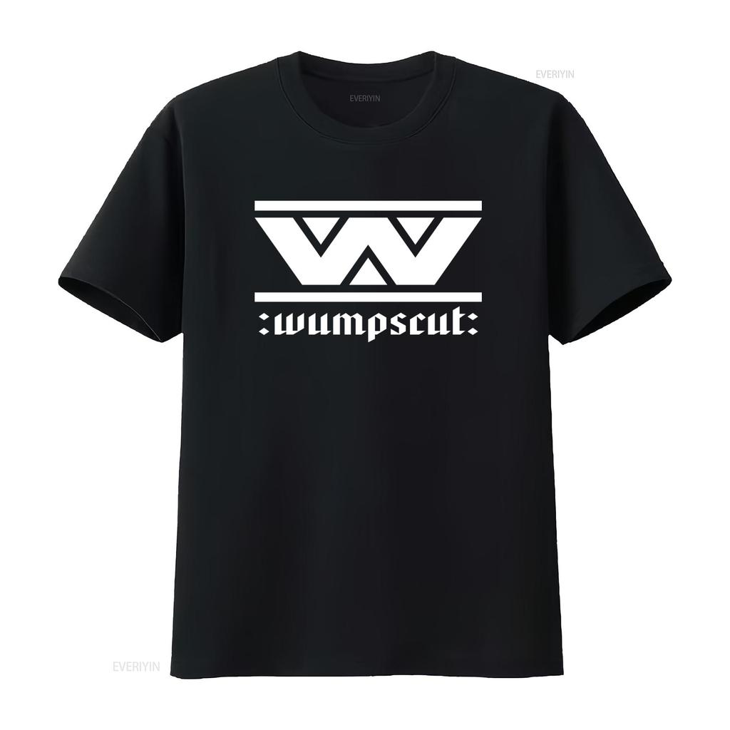 T-shirt WUMPSCUT Disponibile in Tutte le Taglie S XXL Colori Classici Bianco Nero lavata vintage Traspirante Morbida Alla moda Casual