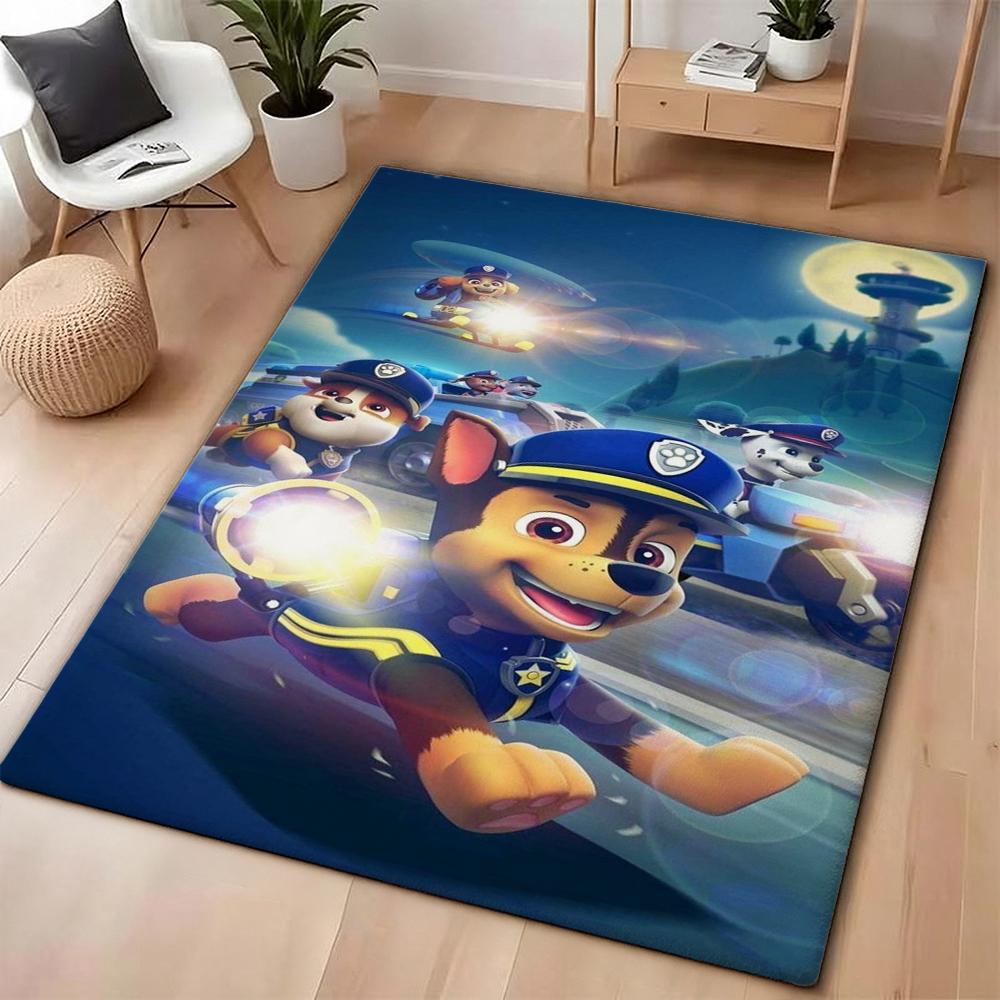 Paw Patrol Pups' Happy Time Patterned Rug Durable Stainresistant Carpet For Hallway Balcony Study Home Party Decor Birthday Gift