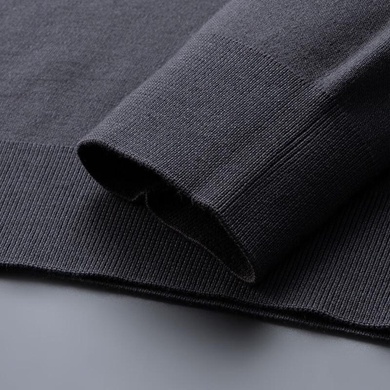 Men's Plus Size 100% Lambswool Round Neck Knit Sweater