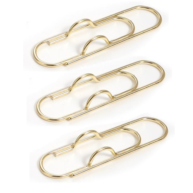 3-1Pcs Paper Clips Metal Pen Holder Clips Multi-functional Fix Clips Journal Document Clip Notebook Pin Pocket Accessories