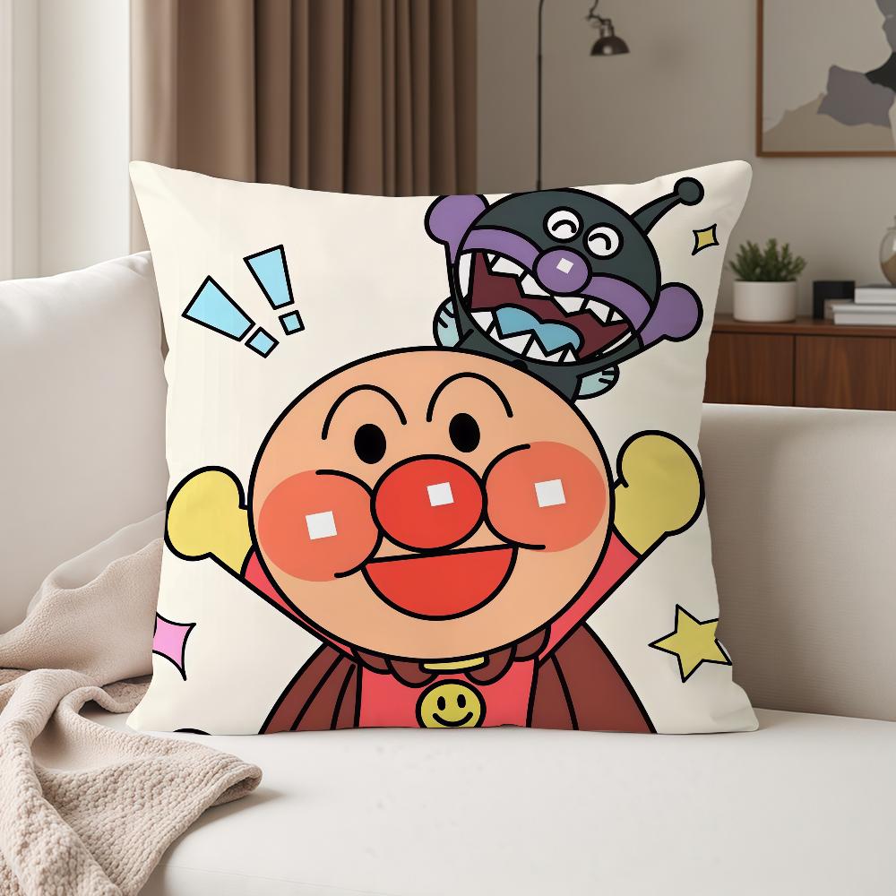 Classic Anime Aanpanman Pillow Case Suitable For Bedrooms Living Rooms Cars Home Decoration