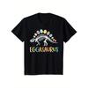 Europese maten Kinderen Eggasaurus Pasen Stegosaurus Dinosaurier Jongens Kinderen T-shirt