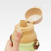 Skater Wasserflasche aus Kunststoff, 480 ml, mit einem Druck, antibakteriell, kinderfreundlich, leicht, antibakterielle Behandlung, hergestellt in Japan, Ghibli, Totoro, Katze, Bus, Jungen