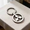 Alloy Car Logo Keychain Pendant Keyring Holder for Mitsubishi ASX OTO L300 Montero L200 Mirage Outlander Delica Lancer WJ0