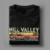 Hill Valley 1985 Tee Shirt Men Tops T Shirts Doc Brown Marty Delorean Time Travel Movie BTTF Tees Plus Size