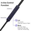 Explosive Metal Earphones In-ear Wired Subwoofer Game Computer Mobile Phone Earphones Wire Control with Microphone