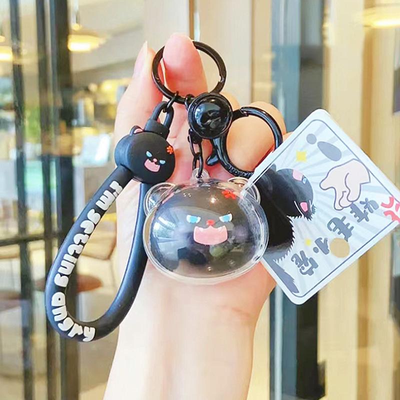 

Милий плюшевий домашній кіт лялька висить сердите кошеня лялька брелок подарунковий мішок висить прикраси