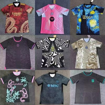 Tricou Fotbal Fan Edition Bărbați Femei Brazilia Real Madrid Barcelona Inter Milan Ajax Chelsea Mânecă Scurtă Tricou Fotbal